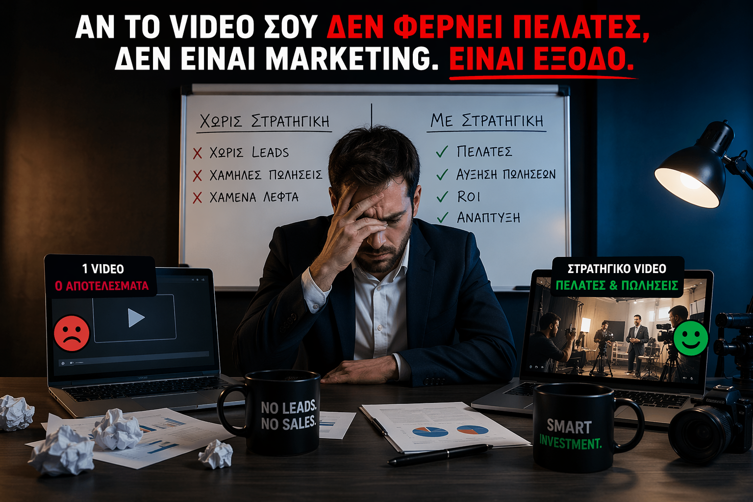 Αν το video σου δεν φέρνει πελάτες, δεν είναι marketing — είναι έξοδο